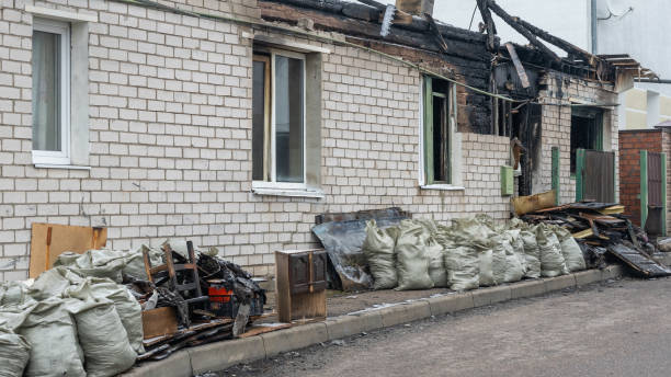 Professional Fire Damage Removal technician working in Garnet Valley, PA